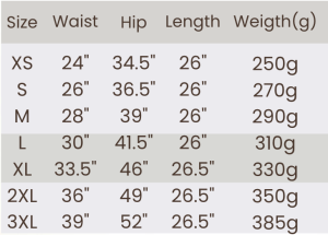 A-Line-Midi-Skirt-Size-Chart
