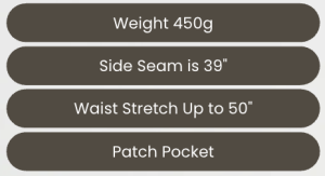 Hareem Pants Size Chart