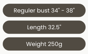 Aurelia Dress Reguler Size Chart