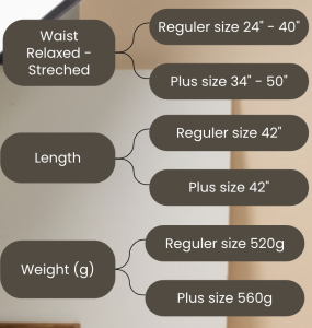 Luna Skirt Size Chart 285x300